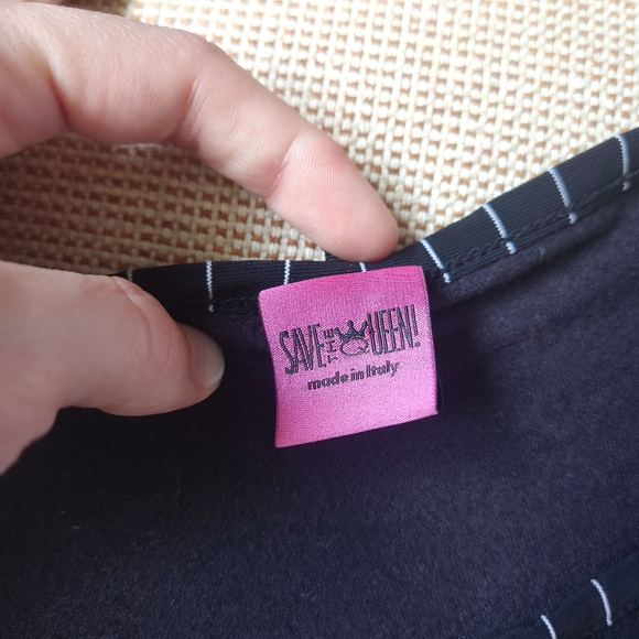 Save the Queen Ruched Long Sleeve Shirt (S) - Picture 4 of 4